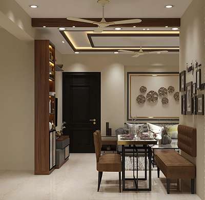 Dining, Furniture, Table, Lighting, Storage Designs by Contractor Raj kumar , Ghaziabad | Kolo