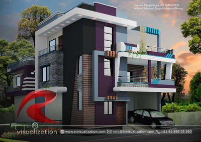 Exterior Designs by Architect Er Raghu choyal, Indore | Kolo