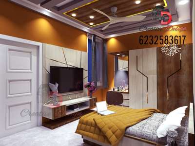 Ceiling, Furniture, Lighting, Storage, Bedroom Designs by Architect ArJaishree sharma, Indore | Kolo