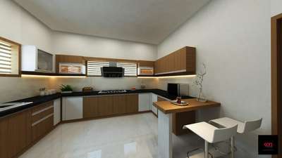 Kitchen, Storage, Lighting Designs by Architect Ar anulashin, Malappuram | Kolo