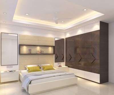 Ceiling, Furniture, Lighting, Storage, Bedroom Designs by Interior Designer Saleem Yousuf, Gautam Buddh Nagar | Kolo