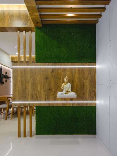 Living, Lighting, Wall Designs by Interior Designer Native  Associates , Wayanad | Kolo