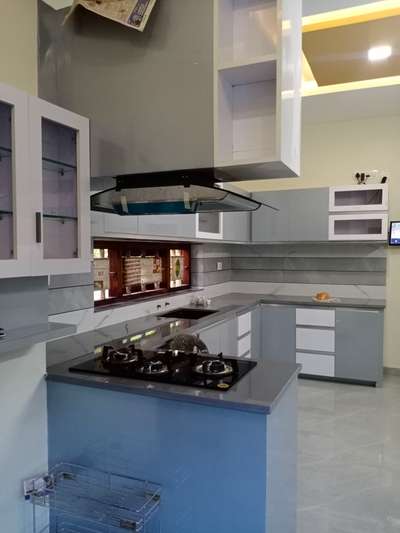 Kitchen, Lighting, Storage Designs by Architect Architouch Design, Malappuram | Kolo