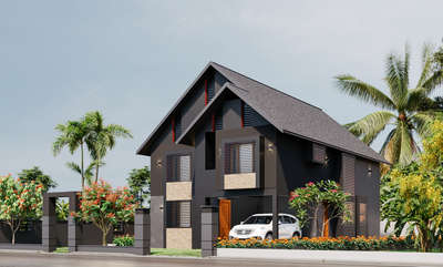 Exterior Designs by 3D & CAD Mahesh  Kumar, Ernakulam | Kolo