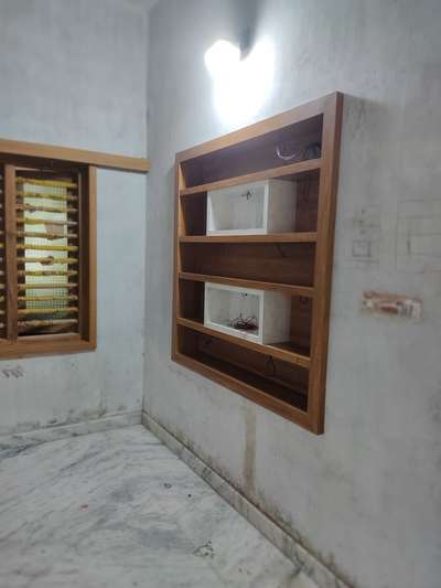 Storage, Window, Flooring Designs by Carpenter Rishi Dv, Kannur | Kolo