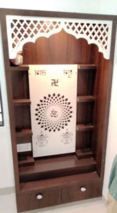 Prayer Room, Storage Designs by Carpenter kuldeep  panchal, Indore | Kolo