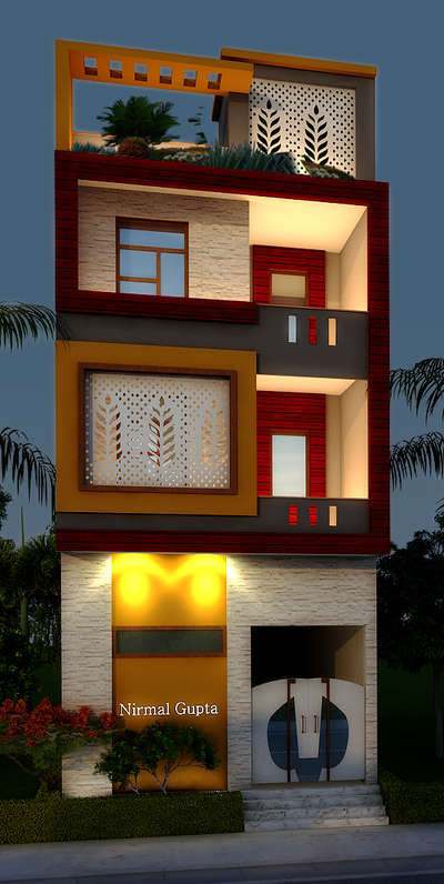 Lighting, Exterior Designs by Architect Ar  Arun Saini, Alwar | Kolo