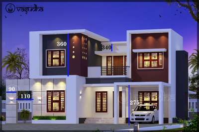 Exterior Designs by Civil Engineer Er Divya krishna, Thrissur | Kolo