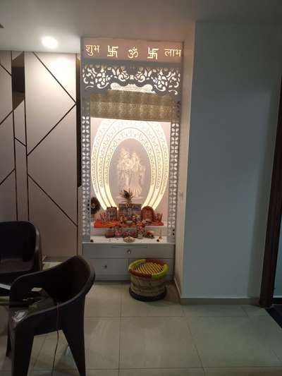 Prayer Room, Storage Designs by Carpenter Ishan Khan, Ghaziabad | Kolo
