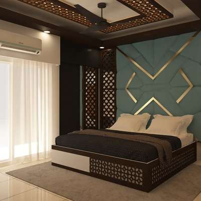 Ceiling, Furniture, Storage, Bedroom, Wall Designs by Interior Designer Jeet Kachhwaha, Jodhpur | Kolo