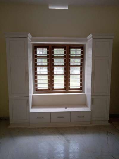 Storage, Window Designs by Carpenter Shiju Ramakrishnan, Thrissur | Kolo