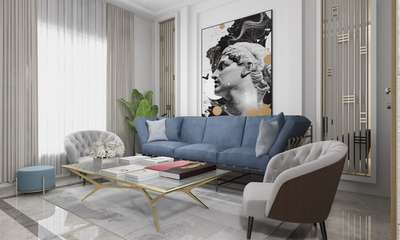 Furniture, Living, Table, Wall Designs by Interior Designer Parvathy Nair, Ernakulam | Kolo
