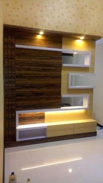 Storage, Lighting, Living Designs by Contractor Vikas Gupta, Ghaziabad | Kolo