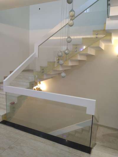 Staircase Designs by Building Supplies Perfect Glass, Indore | Kolo