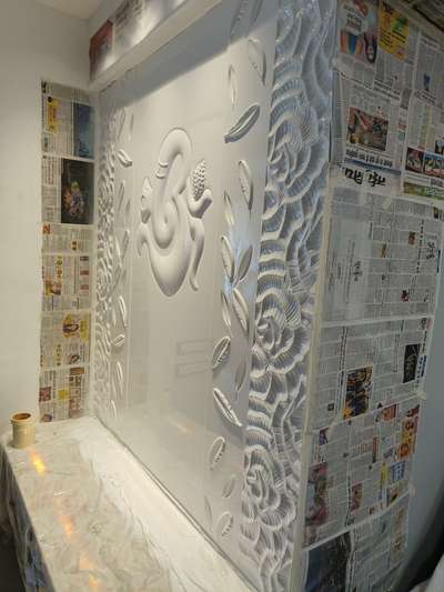 Prayer Room, Storage Designs by Painting Works indore painting  contractor , Indore | Kolo