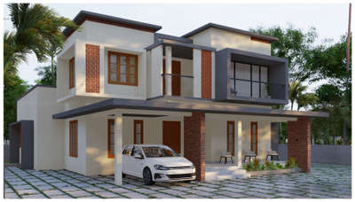 Exterior Designs by Civil Engineer Wariz Mhd, Kozhikode | Kolo