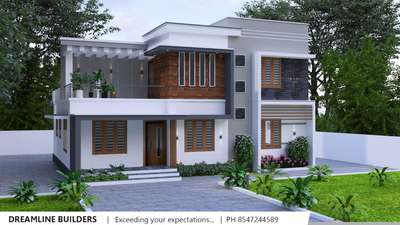Exterior Designs by Contractor Niyas Kadavil, Thrissur | Kolo