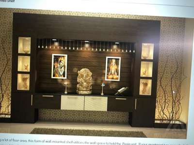 Prayer Room, Storage Designs by Carpenter Anil Kumar, Ghaziabad | Kolo