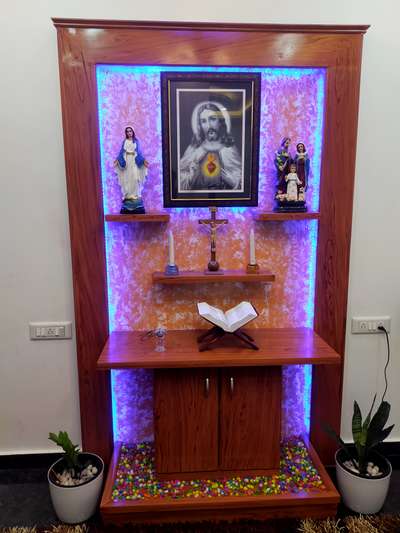 Prayer Room, Storage Designs by Carpenter prasanth cool, Alappuzha | Kolo