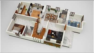Plans Designs by 3D & CAD Arjun Unnikrishnan, Pathanamthitta | Kolo