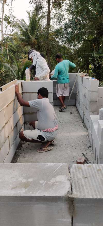 Wall Designs by Civil Engineer Parna  Homes, Alappuzha | Kolo