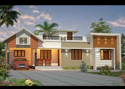 Exterior, Lighting Designs by Civil Engineer Sreenivasan K Sreenivasan, Idukki | Kolo