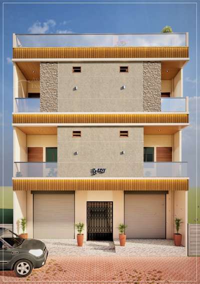 Exterior Designs by Civil Engineer Er Mudit Maheshwari , Indore | Kolo