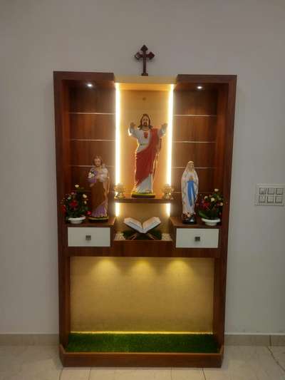 Prayer Room Designs by Carpenter sunoop ts, Thrissur | Kolo