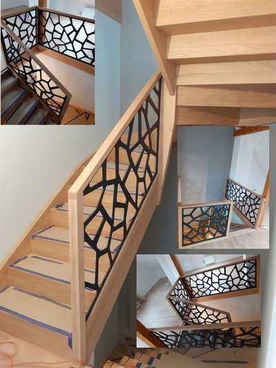 Staircase Designs by Interior Designer Ambience CNC Laser Cutting Hub, Thiruvananthapuram | Kolo