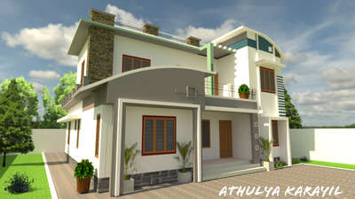 Exterior Designs by Civil Engineer ATHULYA  KARAYIL, Thrissur | Kolo