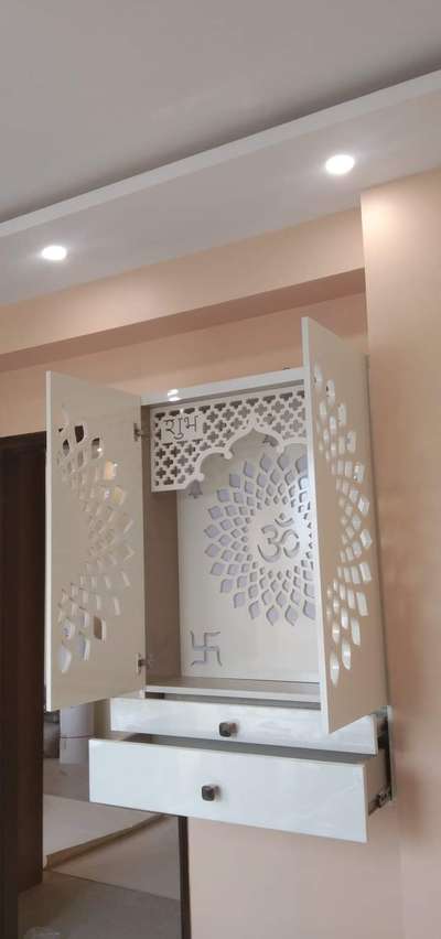 Prayer Room, Storage Designs by Painting Works Deepk Kumar, Noida | Kolo