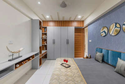 Bedroom, Furniture, Lighting, Storage, Wall Designs by Interior Designer Vakil Ahmed, Gurugram | Kolo