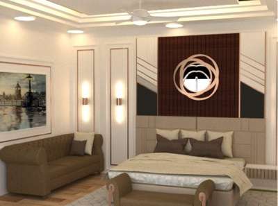 Furniture, Bedroom, Lighting Designs by Interior Designer vanshita lalwani, Jaipur | Kolo