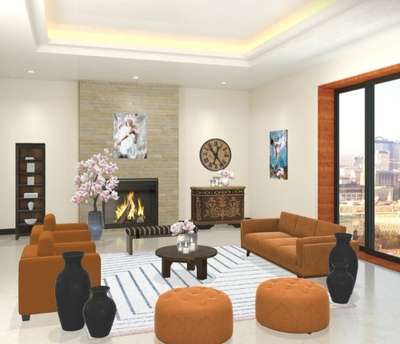 Lighting, Living, Furniture, Table Designs by Interior Designer Jyoti Jainav, Rohtak | Kolo