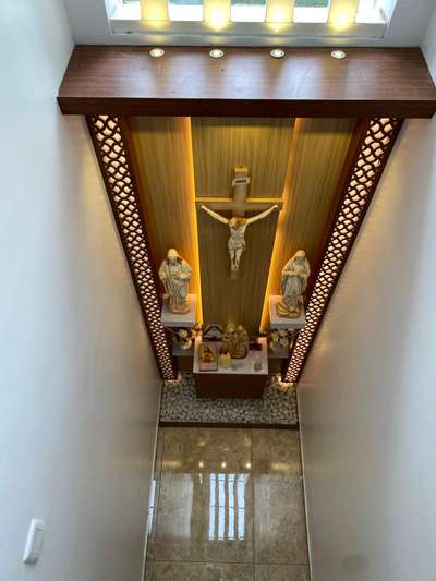 Prayer Room Designs by Carpenter VISUAL Interiors, Thrissur | Kolo