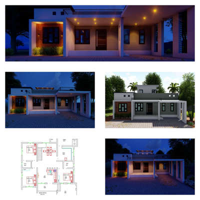 Exterior, Lighting Designs by Civil Engineer Athul  Sai, Malappuram | Kolo