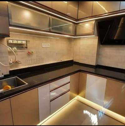 Kitchen, Lighting, Storage Designs by Interior Designer Er chetan patel, Indore | Kolo