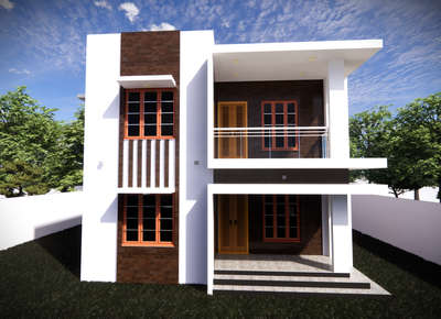 Exterior Designs by Civil Engineer Ananthu Sivan, Thiruvananthapuram | Kolo