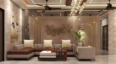 Ceiling, Furniture, Lighting, Living, Table Designs by Interior Designer Kushwaha constructions  interiors, Delhi | Kolo