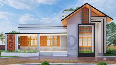 Exterior Designs by Civil Engineer Hemant Kumar Nair, Alappuzha | Kolo