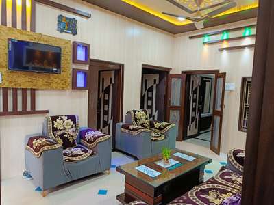 Furniture, Lighting, Living, Table Designs by Interior Designer Raju Dhiman, Gurugram | Kolo