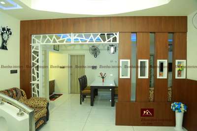 Dining, Furniture, Wall, Living Designs by Interior Designer Lijishma Ram, Malappuram | Kolo