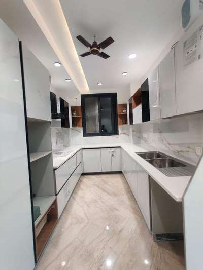 Kitchen, Lighting, Ceiling, Storage Designs by Interior Designer Cabana  interiors , Delhi | Kolo