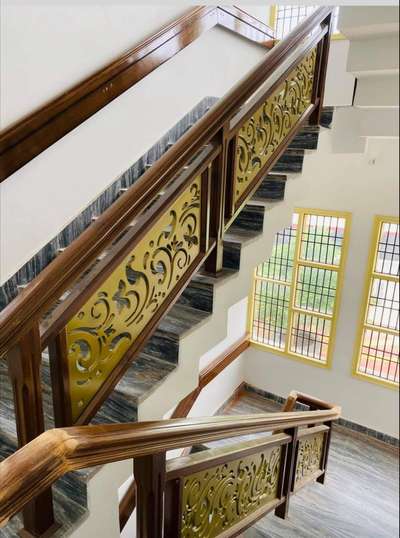 Staircase Designs by Carpenter ALFA CNC, Kozhikode | Kolo