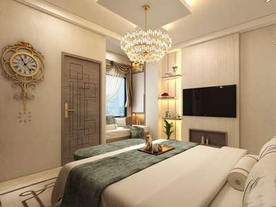 Ceiling, Door, Furniture, Lighting, Storage, Bedroom Designs by Painting Works Dharmendra Sharma, Jaipur | Kolo