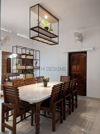 Dining, Furniture, Table, Lighting, Home Decor Designs by Civil Engineer premjith  pushpan, Kollam | Kolo