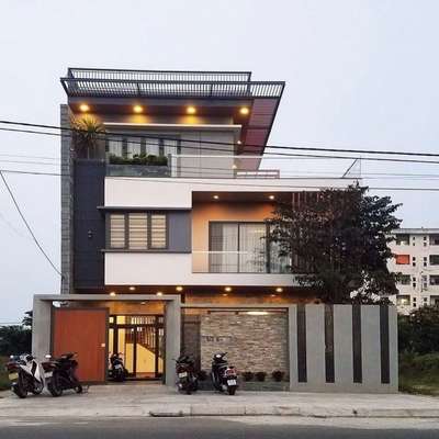 Exterior, Lighting Designs by Civil Engineer GLAD CONSTRUCTION, Indore | Kolo
