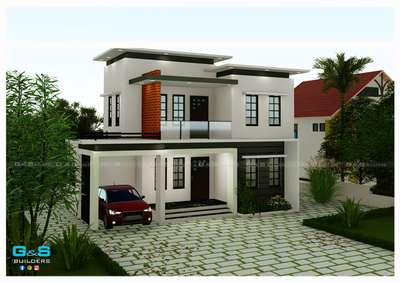 Exterior, Outdoor, Home Decor Designs by Civil Engineer saji parakkadavu, Malappuram | Kolo