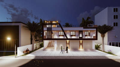 Exterior, Lighting Designs by Civil Engineer Naveen A, Kollam | Kolo