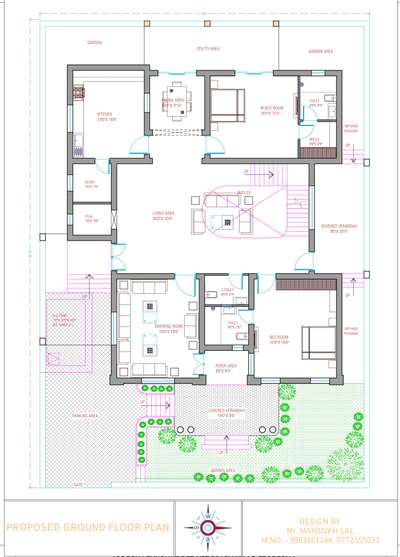 Plans Designs by Architect à¤®à¤¨  Design ðŸ‘¨â€�ðŸ’», Jodhpur | Kolo